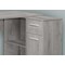 Monarch Specialties Computer Desk, Home Office, Corner, Storage Drawers, 46 in.L, L Shape, Work, Laptop, Grey Laminate I 7346 - alternate 2
